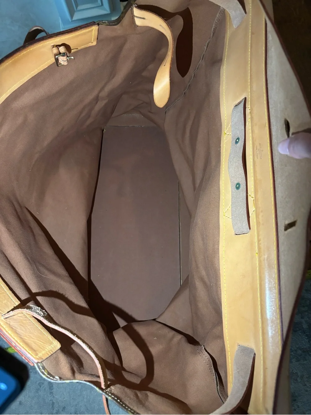 Authentic Louis Vuitton Monogram Canvas Steamer 65 Travel Bag